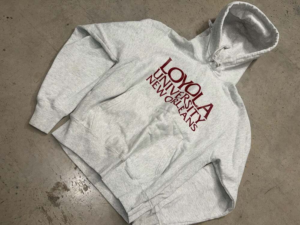Champion Reverse Weave Loyola University New Orleans Heather Gray Hoodie